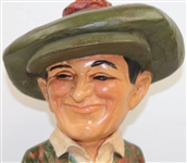 Circa 1930's Large Penfold Man Statue - Exceptional Condition
