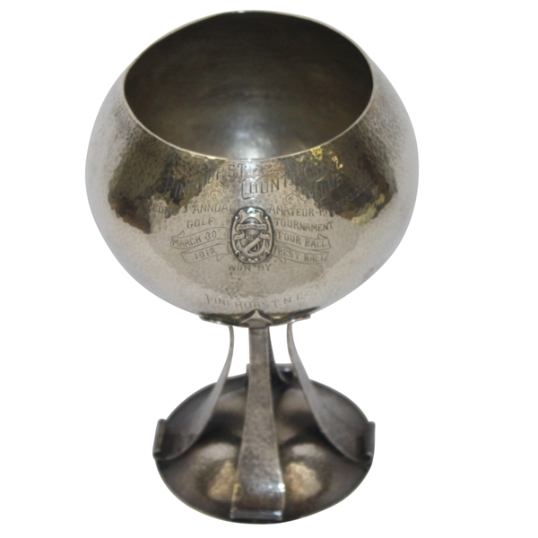 1912 Pinehurst CC 2nd Annual Amateur-Professional Golf Tournament Sterling Trophy