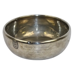 1917 Pinehurst CC Spring Tournament Sterling Trophy Won by Abram Darst Wilt Jr. 