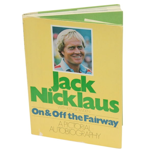 Jack Nicklaus Signed Book On & Off the Fairway JSA #Q49245