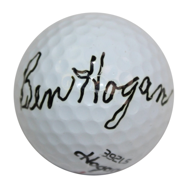 Ben Hogan Signed Hogan 392LS Logo Golf Ball JSA #Z25215