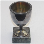 1958 Belgian Open Trophy from Winner Ken Bousfield - Tournament Issued Winners Trophy