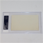 Walter Hagen Signed 3x5 Cut - Slabbed PSA/DNA #83912110