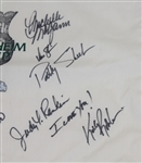 1996 LPGA HOF Patty Sheehan Solheim Cup Caddy Bib Signed byWinning USA Team JSA ALOA