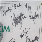 1996 Solheim Cup Course Flown Flag Signed by USA Team w/Patty Sheehan Caddy Plate JSA ALOA