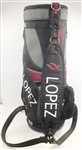 Nancy Lopez's Signed Personal 1997 Tour Golf Bag & Her 1999 Office Depot Money Clip