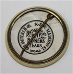 1940 Third Chicago Open Golf Tournament C.D.G.A. Contestant Badge - Tam O'Shanter CC