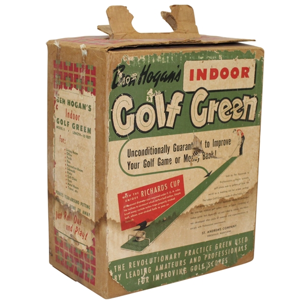 Ben Hogans Indoor Golf Green Practice Green with Unique Richards Cup - Model II