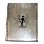 Sterling Silver Golf Themed Cigarette Holder