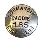 Normandie Golf Club Caddie Badge #185