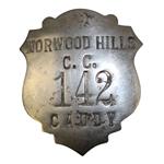 Norwood Hills C.C. Caddie Badge #142