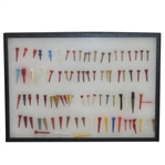 87 Vintage and Classic Golf Tees - Multiple Colors and Shapes