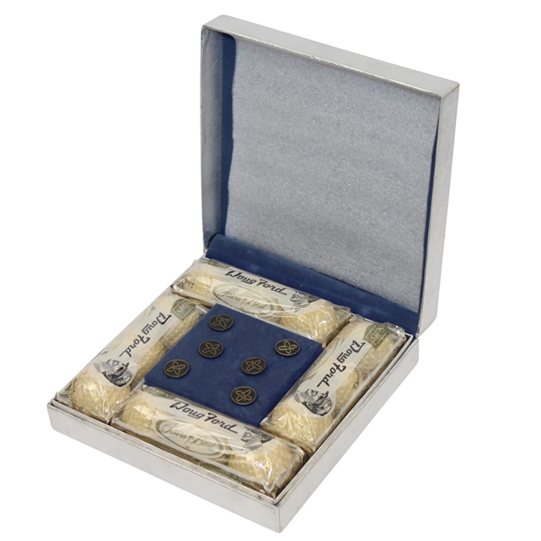 Classic Dozen Doug Ford Sears Best Golf Balls with Ball Markers in Original Box