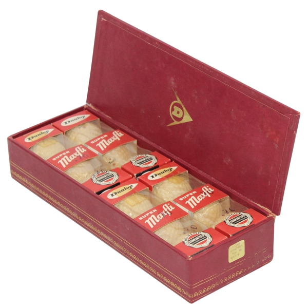 Classic Dozen Dunlop Super Maxfli Golf Balls in Original Red Box