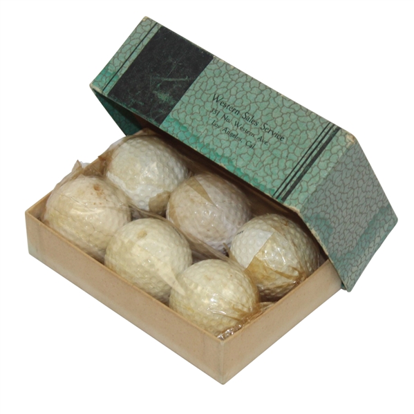 Classic 2 Sleeves 1932 Size Country Club Pansy Golf Balls in Original Box