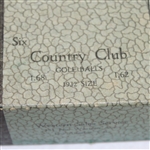 Classic 2 Sleeves 1932 Size Country Club 'Pansy' Golf Balls in Original Box