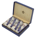 Classic Dozen US Rubber U.S. True Blue Golf Balls in Original Blue Box