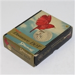 Classic Dozen Spalding 'Distance Dot' Golf Balls in Original Box with Advert Sign