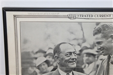 1934 Illustrated Current News - Robert T. Jones Sr. Awards Check to Horton Smith