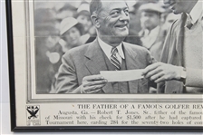 1934 Illustrated Current News - Robert T. Jones Sr. Awards Check to Horton Smith