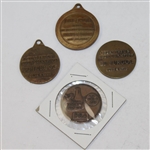 Lot of Four 'I Beat the Pro's' Medals - 1953, 1955 (x2), & 1957