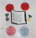 Augusta National Scorecard Package Plus 2 Masters Medals and 4 Masters Practice Rd Tickets