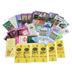 Assorted Catch All Lot with 8 Signed Tickets (Liberty Mutual, PGA, and Other) JSA ALOA
