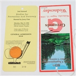 Assorted Catch All Lot with 8 Signed Tickets (Liberty Mutual, PGA, and Other) JSA ALOA