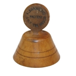 Alexanders Patent Wooden Golf Sand Tee Mould Circa 1890 - Rare