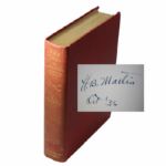 Fifty Years of American Golf Book Signed by Author H. B. Martin 203/355