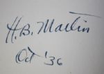 'Fifty Years of American Golf' Book Signed by Author H. B. Martin 203/355