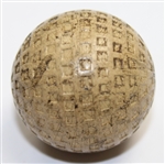 Vintage 'Crown' Mesh Pattern Golf Ball
