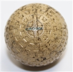 Vintage 'Crown' Mesh Pattern Golf Ball