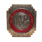 1949 US Open at Medinah Contestant Badge - Cary Middlecoff Winner