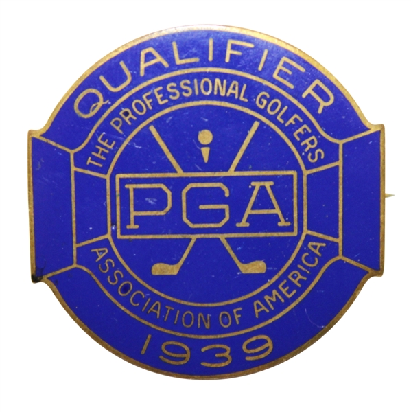 1939 PGA Championship at Pomonok CC Contestants Badge - Henry Picard Winner