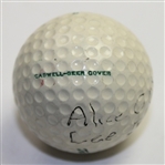 Alice Dye Signed Maiden Name (O'Neal) Ball-Wife of Pete Dye-Her Design Idea Was the Famed 17th @ Sawgrass