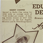 Circa 1937 Multi-Signed A.G. Spalding Pamphlet - Smith, Cooper, Thomson, & Little JSA ALOA