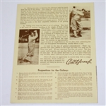 Circa 1937 Multi-Signed A.G. Spalding Pamphlet - Smith, Cooper, Thomson, & Little JSA ALOA