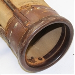 Vintage Par Bag Stovepipe Leather & Canvas Golf Bag - Atlantic Products Corp
