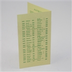 1964 Masters Tournament Original Ticket Brochure for Prospective Patrons