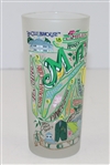 Set of Two Masters Commemorative Catstudio Frosted Glasses