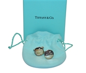 Masters Sterling Silver Tiffany Cuff Links