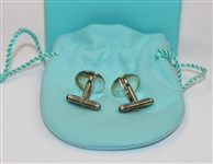 Masters Sterling Silver Tiffany Cuff Links