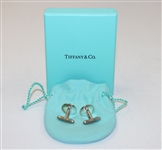 Masters Sterling Silver Tiffany Cuff Links