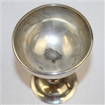 Unmarked Golf Trophy with Clubs and Golf Balls - with Stand