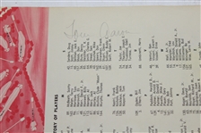 1964 PGA Pairing Sheet Signed by Palmer, Nicklaus, Hogan, Player, and others JSA ALOA