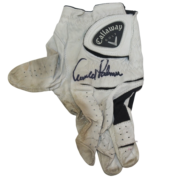 Arnold Palmer Signed Used Callaway Golf Glove JSA ALOA