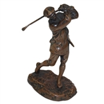 Seldom Seen Elkington & Co. Bronze Statuette of Harry Vardon - 5"