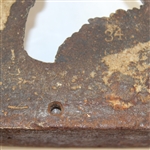 Hubley Cast Iron Golfer Doorstop - Drilled Hole Marks - #34 Marking