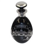 19th Hole Golf Sterling Silver Overlay Golf Decanter with Stopper